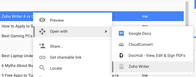 zoho-yazar-google-drive-addon