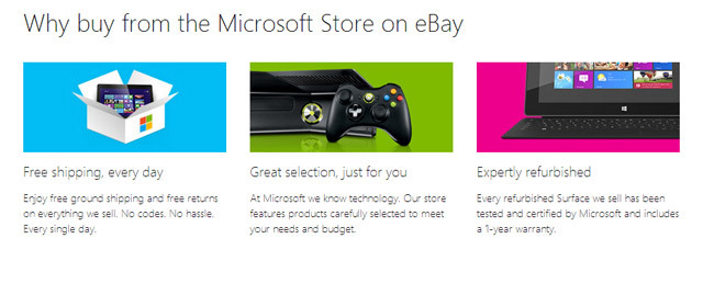 Microsoft eBay-mağaza