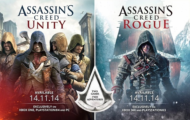 Assassins Creed Rogue ve Unity