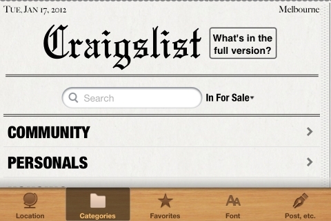 iphone craigslist için en iyi uygulama