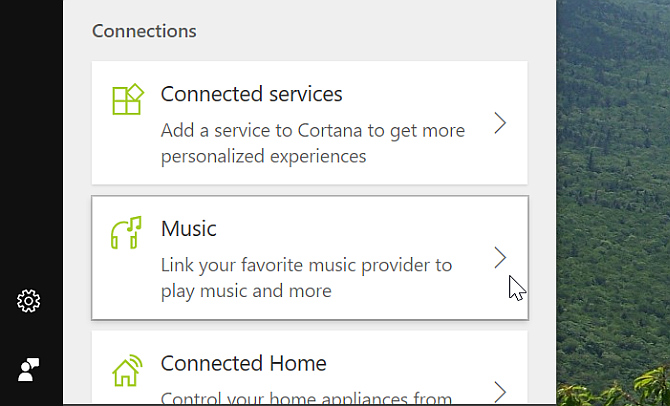 Cortana Desktop Connect Müzik