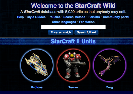 starcraft ii web sitesi