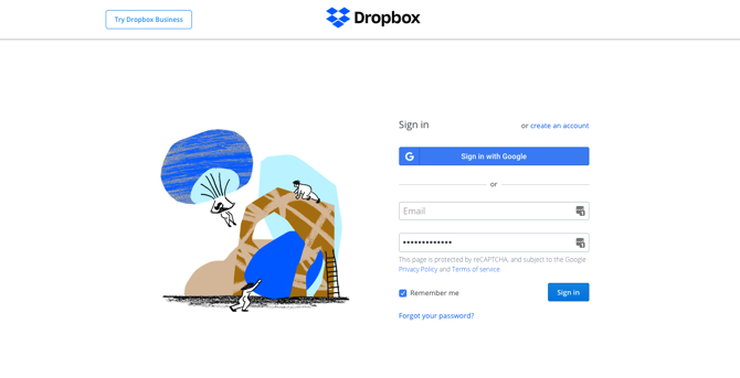 Dropbox Ekran Görüntüsü