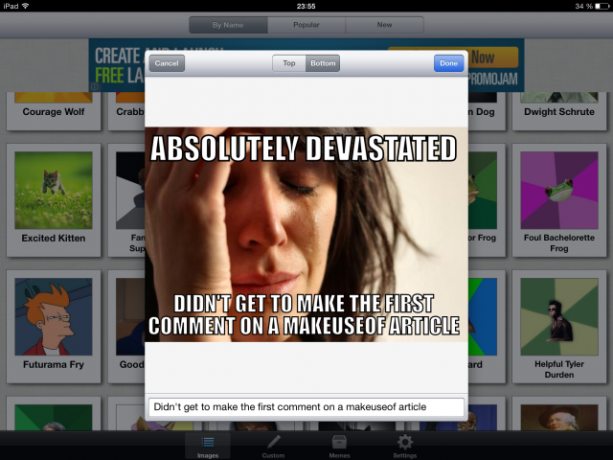 Meme Generator: iPad'inizde Muhtemelen En Eğlenceli Miktar memegenerator3