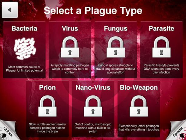 Plague Inc.'de Bir Hastalık Seç ve İnsanlığı Sil veba türü