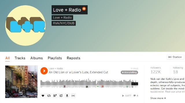 SoundCloud'da Aşk ve Radyo Podcast