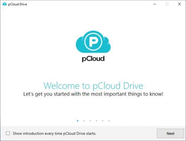 pCloud pCloud depolama sürücüsüne hoş geldiniz