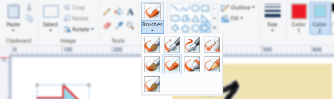 Adobe Photoshop ve Microsoft Paint: Gerçekten Neye İhtiyacınız Var? mspaint aracı fırçalar