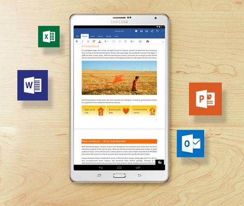 mobil cihazlar için microsoft office