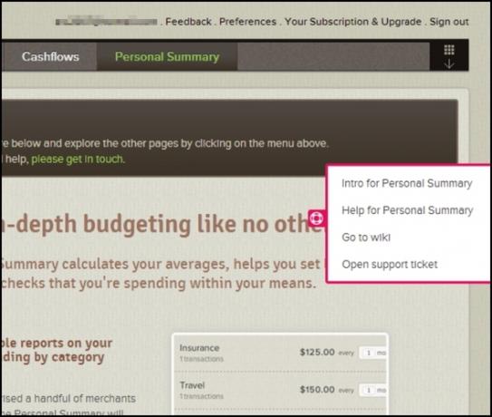 9 Finansal Web Araçları PocketSmith pembe kutu ile Mali Siparişinizi Alın
