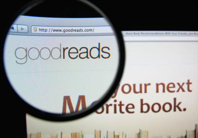 goodreads sitesi