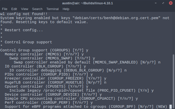 Kendi Linux Çekirdeğinizi Derleme Localmodconfig'i Yeni Yapma