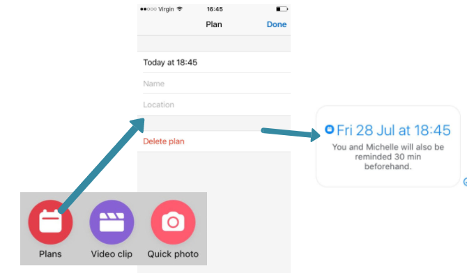 messenger plan hatırlatıcıları