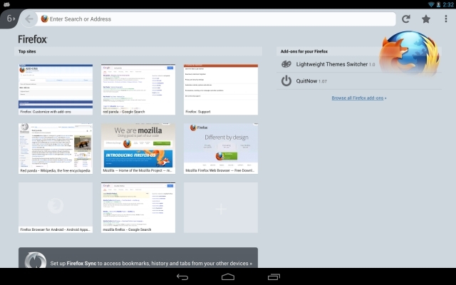 Firefox-For-Android-beta-Ekran Görüntüsü