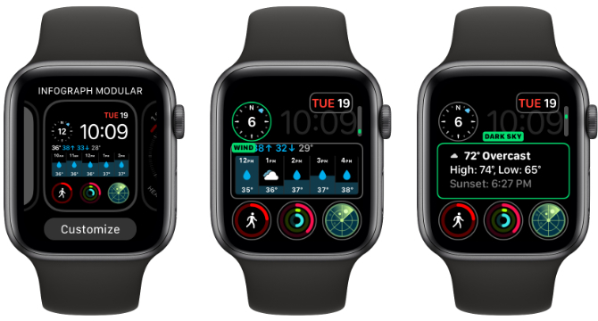 Apple Watch Komplikasyonları Özelleştir