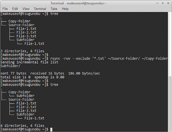 rsync desen hariç tutma