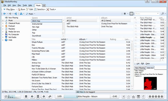 MediaMonkey 4: Son Derece Güçlü Bir Müzik Yönetim Programı [Ödüller] mediamonkey arayüzü