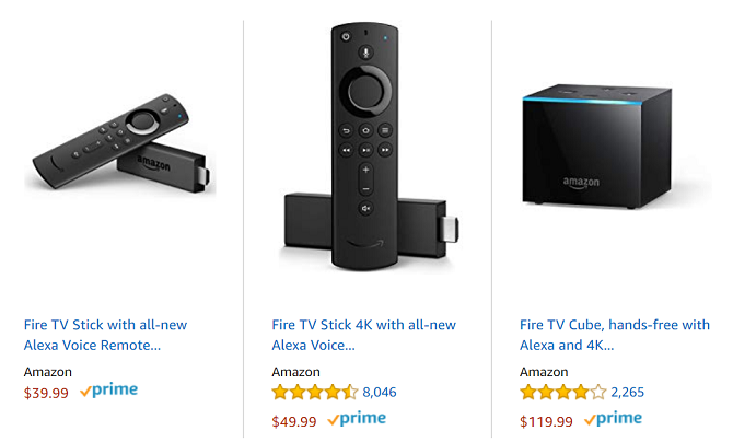 amazon fire tv cihazlar maliyet karşılaştırması