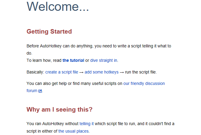 AutoHotkey yardım belgesine hoş geldiniz