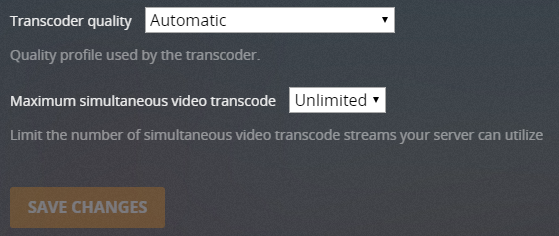 plex video kod dönüştürme