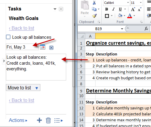 Şimdiye Kadarki En İyi Hedefler Yönetim Aracını Oluşturmak için Excel ve Google Görevlerini Kullanın7