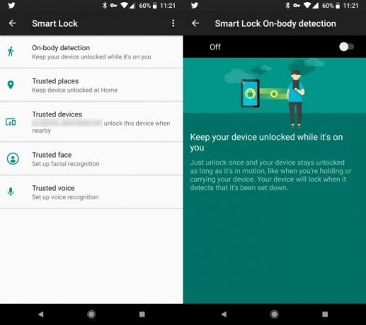 Vücut Smart Lock'da Android Yürürken Android Telefonunuzun Kilidini Nasıl Açılır