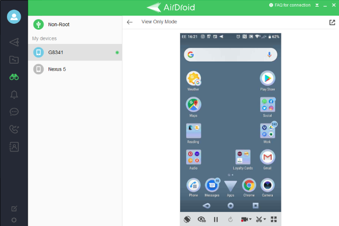 AirDroid ile Android ekranını bilgisayarınıza kaydedin