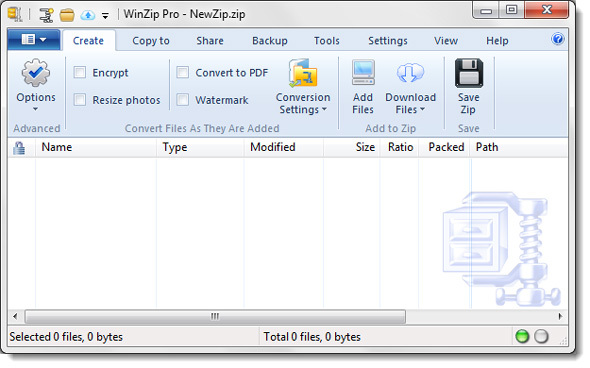 Windows için WinZip 17 Pro: Sosyal Paylaşım ve Bulut için Yeniden Tasarlandı [Hediye] winzip01