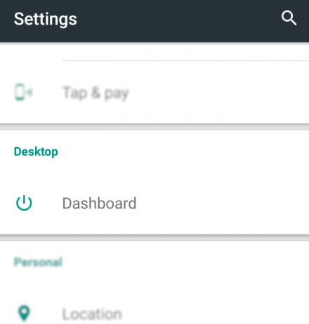 Android Maru OS Gösterge Tablosu