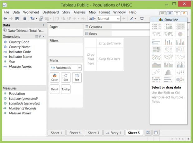 Göster, Anlatma! Tableau Public ile etkileşimli Veri Görselleştirme Oluşturma tableau public worksheet1 e1408346997289