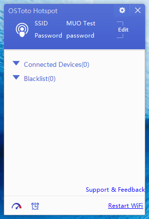 OSToto WiFi Erişim Noktası Windows 10
