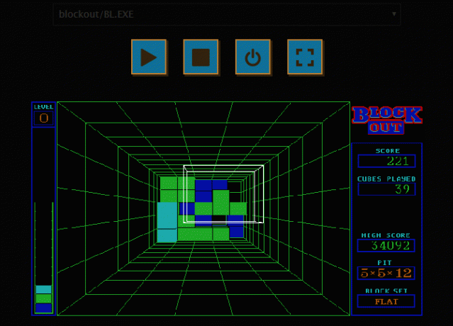 Blockout Tetris Oyunu