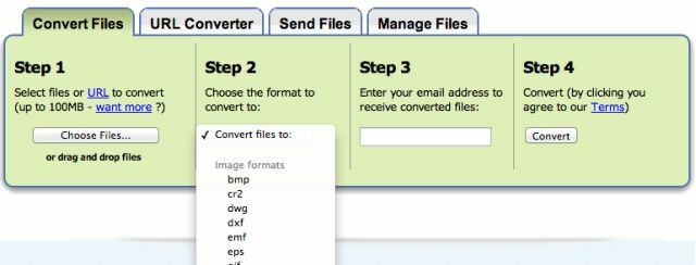 No-kayıt-web uygulamaları-convert-files-Zamzar