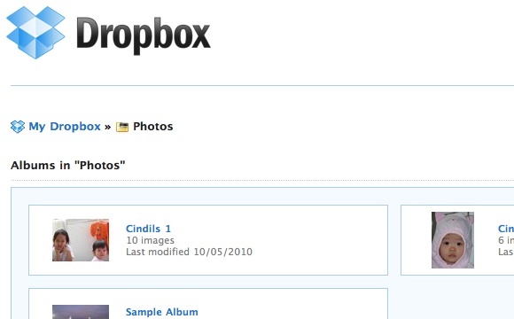 dropbox fotoğraf slayt gösterisi